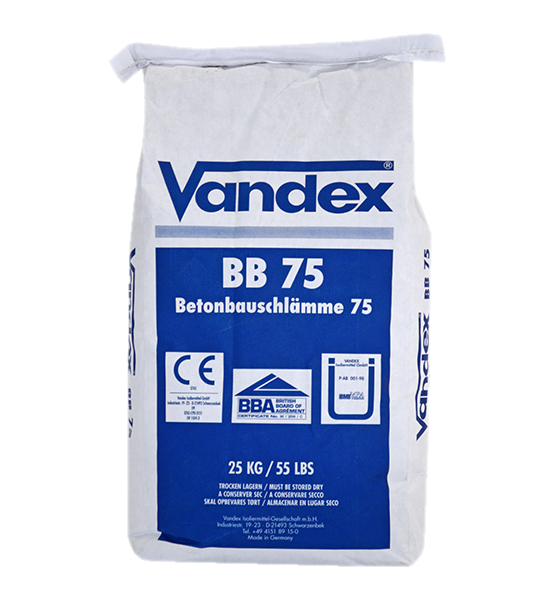 Leading tanking solution, Vandex BB 75, available from Resapol